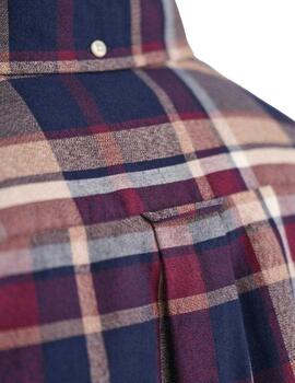 Gant Camisa Reg Jaspe Check Shirt Plumped Red