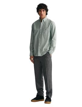 Gant Camisa Reg Oxford Shirt Forest Green
