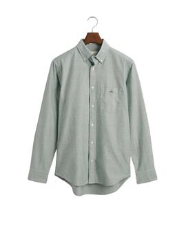Gant Camisa Reg Oxford Shirt Forest Green
