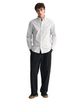 Gant Camisa Reg Oxford Banker Stripe Shirt Light B