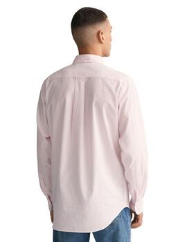 Gant Camisa Reg Oxford Banker Stripe Shirt Light P