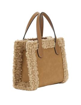 Guess Bolsos Silvana 2 Compartmnt Mini Tote Cognac