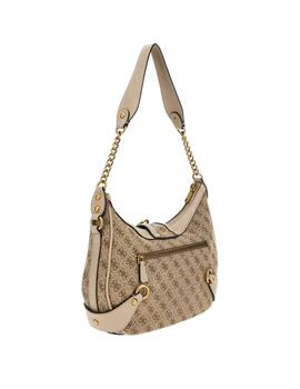 Guess Bolsos Gloss Vintage Hobo Latte Logo/Nude