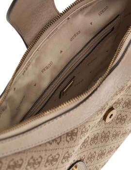 Guess Bolsos Gloss Vintage Hobo Latte Logo/Nude