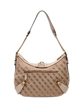 Guess Bolsos Gloss Vintage Hobo Latte Logo/Nude