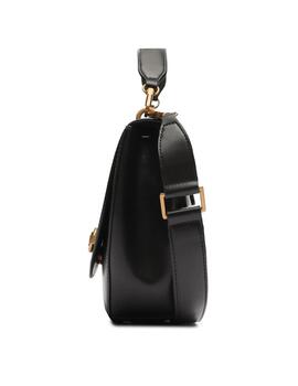 Guess Bolsos Izzy Flap Saddle Bag Black