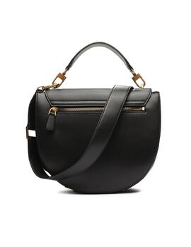 Guess Bolsos Izzy Flap Saddle Bag Black