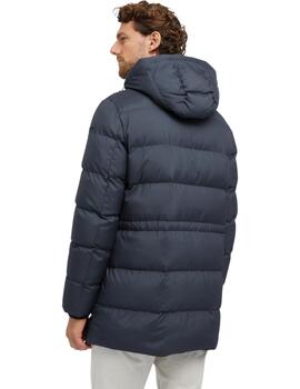 Geox  Hombre M Sanford Hood Long - Melange-Black/A