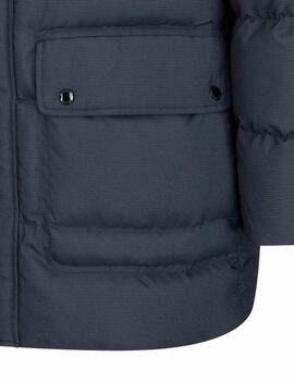 Geox  Hombre M Sanford Hood Long - Melange-Black/A