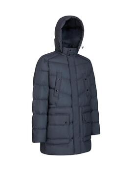 Geox  Hombre M Sanford Hood Long - Melange-Black/A