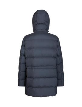 Geox  Hombre M Sanford Hood Long - Melange-Black/A