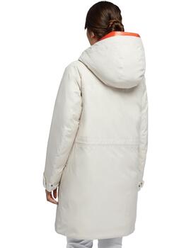 Geox  Mujer W Gendry Long Parka - Comfort-Moonbeam