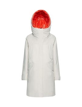 Geox  Mujer W Gendry Long Parka - Comfort-Moonbeam