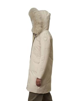 Blauer  Impermeabile / Trench Lunghi Imb Piuma Pel