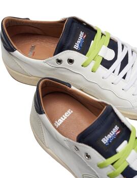 Blauer  Calzado White/Navy
