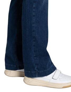 Mac Pantalones Dream Boot Cobalt Authentic Wash