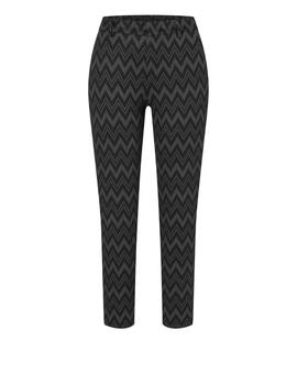 Mac Pantalones Claris Light Ash Grey Zig Zag