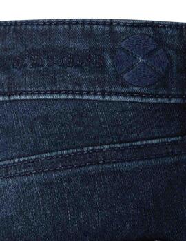 Mac Pantalones Dream Kick Dark Blue Washed