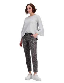 Monari Trousers Black Pattern