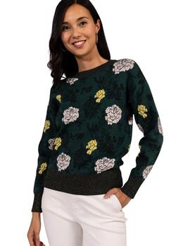 Naf Naf Jersey Ml Galla Vert