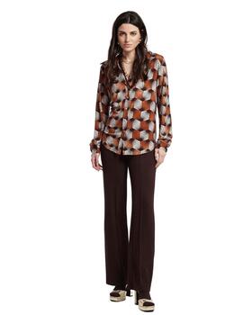 Oky Camisa Entallada-Estampado  159