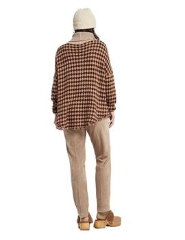 Oky Jersey Cuello Alto-Punto Tricot Tricolor  167