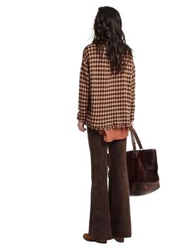 Oky Jersey Con Fleco -Punto Tricot Tricolor  176
