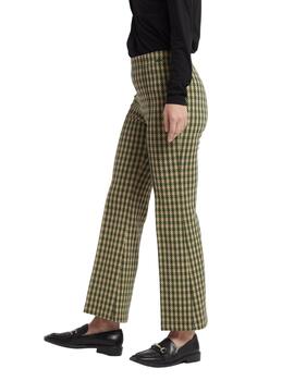 Oky Pantalón Acampanado Cropped-Punto Jacquard Tri