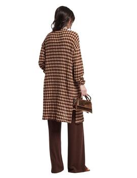 Oky Chaqueta Larga Con Aberturas-Punto Tricot Tric