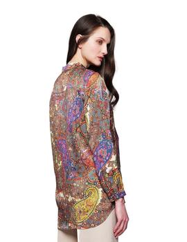 Mirto Camisa Mujer M/L Estampado Estampado