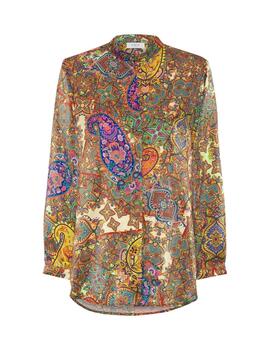 Mirto Camisa Mujer M/L Estampado Estampado