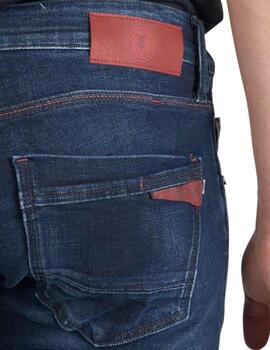 Le Temps Des Cerises  Jean Homme Roll Blue / Black