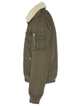 Schott Cazadora Dark Kaki