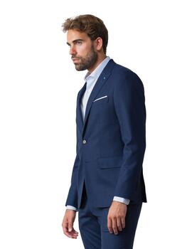 Etiem Traje Slim Fit Marino para hombre