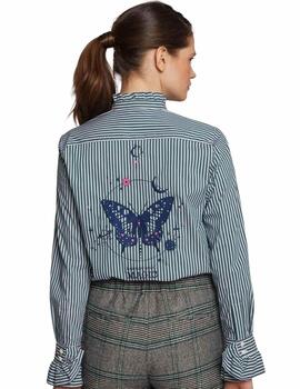 Vilagallo  Camisa Green Stripes