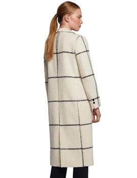 Vilagallo  Abrigo Wht & Black Check Wo