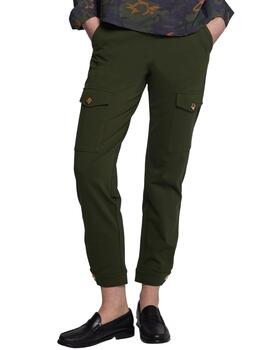 Vilagallo  Pantalón Green Strech Knit