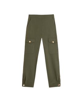 Vilagallo  Pantalón Green Strech Knit