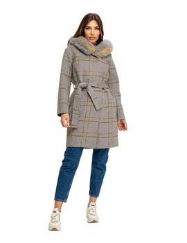 Fashion Abrigo Amareto/P Gris/Oro