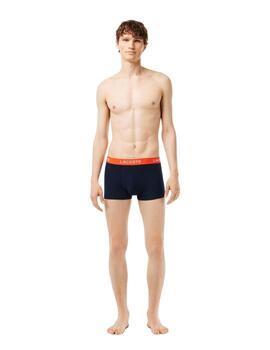 Lacoste Pack De 3 Boxers Courts Marine/Sequoia-Sun