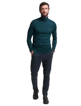 Superdry Jersey Studios Merino Roll Neck Pine