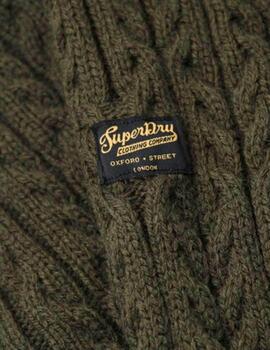 Superdry Punto  Vintage Jacob Crew Army Khaki