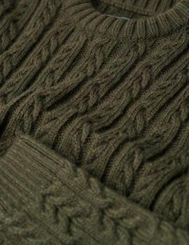 Superdry Punto  Vintage Jacob Crew Army Khaki