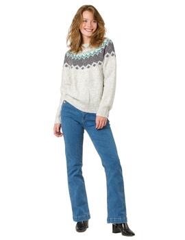 Naf Naf Jersey Ml Gris Chine