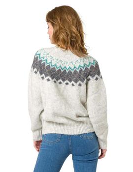 Naf Naf Jersey Ml Gris Chine