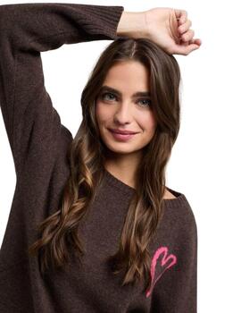 Frieda Pullover Marrón Chocolate