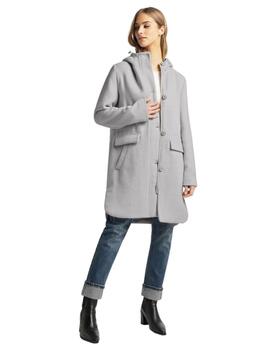 Frieda Wool Parka Snow Blue