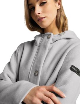 Frieda Wool Parka Snow Blue