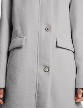 Frieda Wool Parka Snow Blue