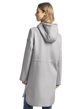 Frieda Wool Parka Snow Blue